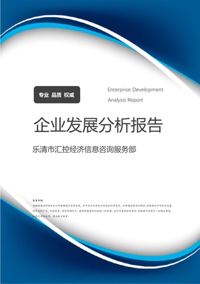 樂(lè)清市匯控經(jīng)濟(jì)信息咨詢服務(wù)部 企業(yè)定位、業(yè)務(wù)發(fā)展與市場(chǎng)前景分析報(bào)告